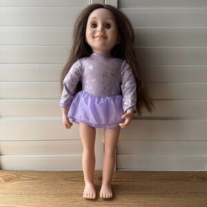 Avonlea Traditions Maplelea Canadian Girl Taryn Doll Purple Dress - READ
